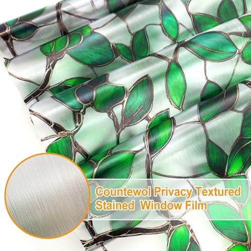 Frosted Privacy Window Film Static Cling Decorative Glass Film17.5x157in - Image 3