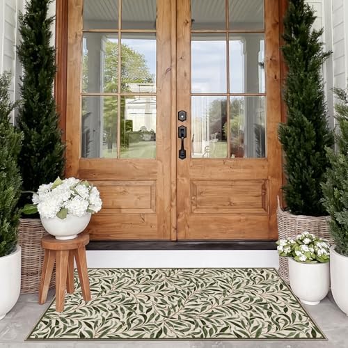 Boho Outdoor Rug - 28" x 43" Front Door Mat Indoor Outside Entrance - Image 4