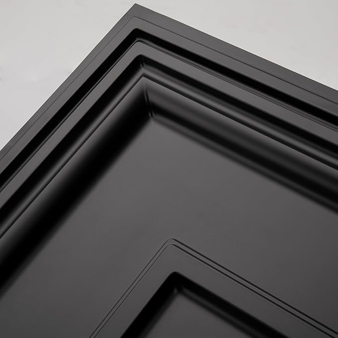 Art3d PVC Ceiling Tiles, 3D Plastic Sheet in Black, 2 x 2 ft, 12-Pack | Lightweight, Waterproof, No Sag and Breakage, Compatible with Grid System, Perfect for Basement, Kitchen - Image 7