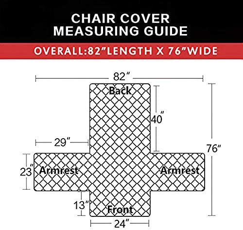 Easy-Going Chair Sofa Slipcover Reversible Sofa Cover Water Resistant Couch Cover Furniture Protector Cover with Elastic Straps for Pets Kids Children Dog Cat (Chair, Beige/Beige) - Image 6