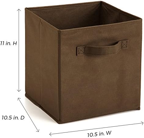 ClosetMaid 3786 Cubeicals Fabric Drawer, 2-Pack, Dark Brown - Image 3