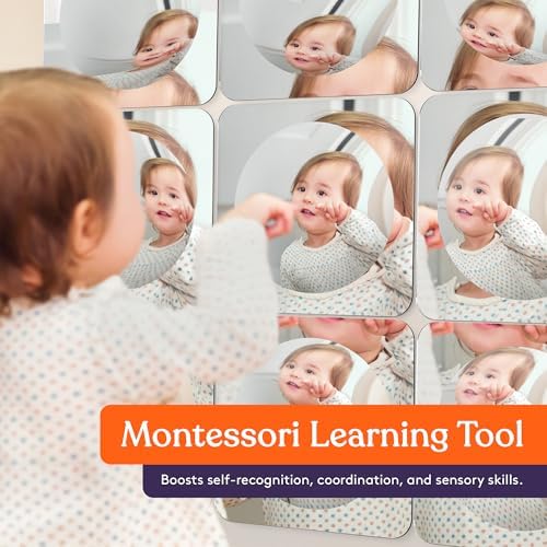 Special Supplies Sensory Bubble Wall Mirror - Interactive Acrylic Mirrors for Wall Decoration and Sensory Toys for Kids Classroom or Home -Sensory Room Decor -Visual, Tactile Stimulation (9 Pk) - Image 3