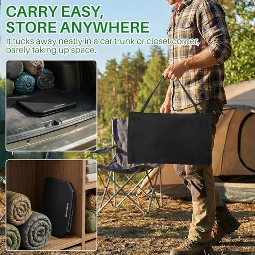 TOPCHANCES Folding Camping Table Outdoor,Ultralight Aluminum Camping Tables Multifunctional Portable Folding Table with Carrying Bag for Holiday Festival Camping Travel Picnic Grilling - Image 4