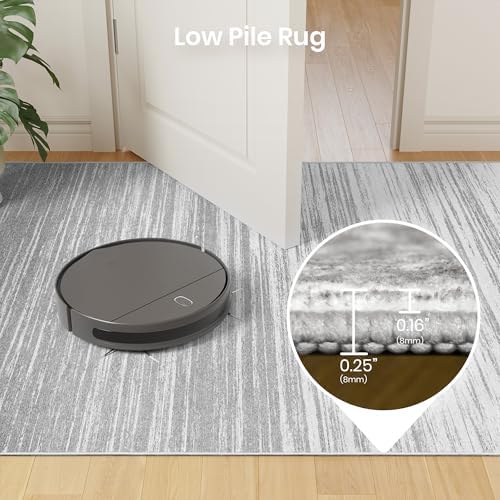 Valenrug Washable Rugs 5x7 - Non Slip 5x7 Area Rugs for Living Room, Stain Resistant Area Rugs for Bedroom, Foldable Machine Washable Area Rug(5'x7', Grey) - Image 7