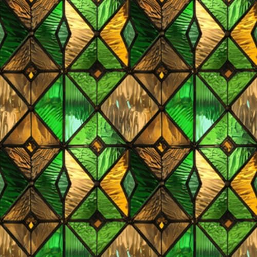 Window UV Protection Rainbow Privacy Film:Non-Adhesive Static Cling Decorative Window Film with Installation Tools,Stained Glass Window Film for Kitchen,Bathroom,and Shower Doors,16.9 x 78.7 inches. by SIMPASTE