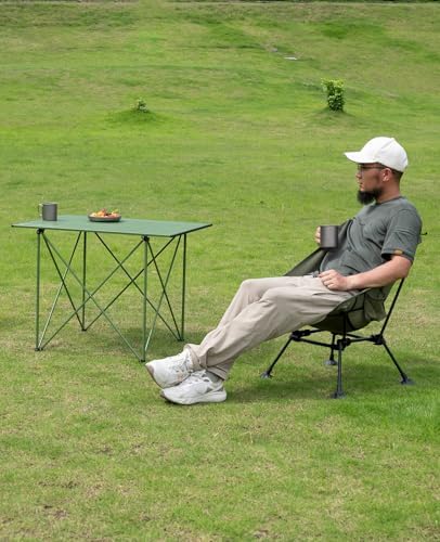 iClimb Ultralight Compact Camping Folding Table (Reinforced Green - XL) - Image 4