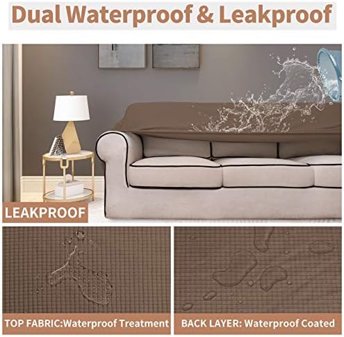 Easy-Going 100% Waterproof Chair Couch Cover, Stretch Jacquard Sofa Cover - Image 3