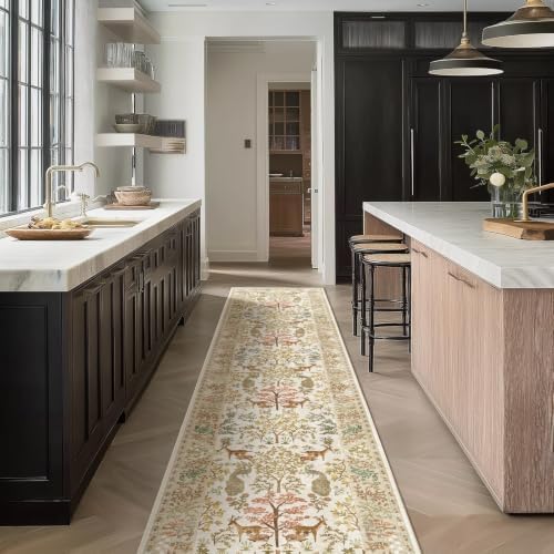 Runner Rug Washable Kitchen Runner: 2'x10' Hallway Runner Stain Resistant Non Slip Low Pile Soft Indoor Carpet Runners for Hallways Bedroom Entryway Farmhouse Bathroom Laundry Room - Image 6