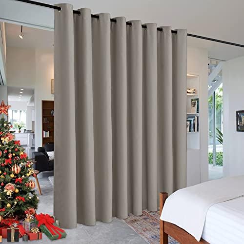 RYB HOME Privacy Room Divider Curtains for Office Bedroom Separation by RYBHOME