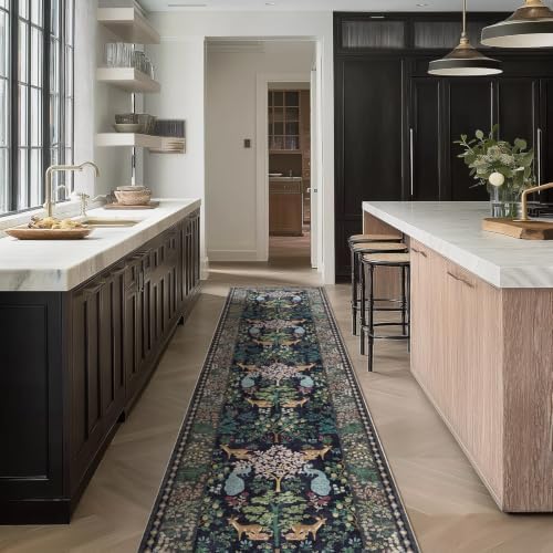 Washable Runners for Hallways Kitchen Rug: 2'x10' Runner Rugs Stain Resistant Non Slip Low Pile Soft Carpet Runners Rug for Bedroom Entryway Indoor Beside Bathroom Laundry Room - Image 6
