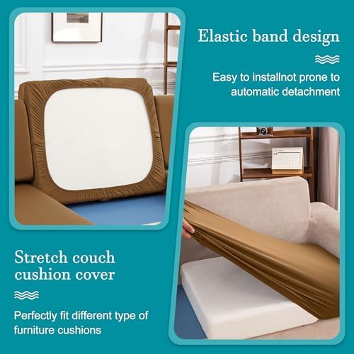 12 Pcs Outdoor Cushion Covers, Patio Sofa Cushion Covers Replacement - Image 6