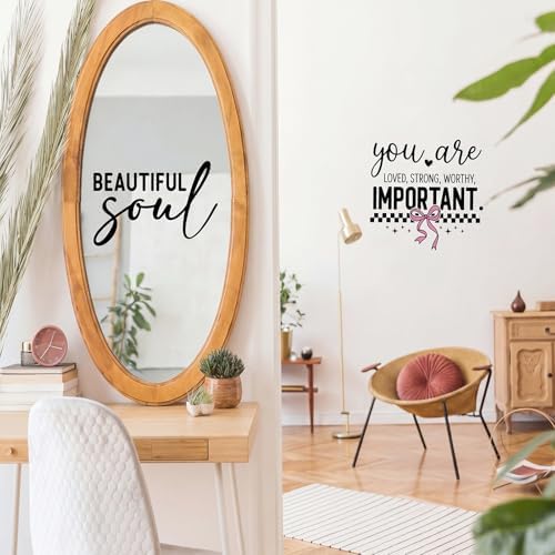 Fumete 9 Pcs Inspirational Vinyl Wall Decals, Peel and Stick, Elegant - Image 4
