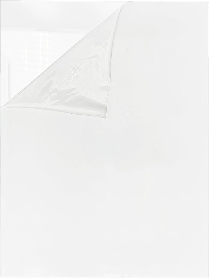Duco USA-Made Acrylic Mirror Sheet 1/8 Inch Thick 12" x 16" (with Adhesives) - Pack of 4 Silver Frameless Plastic Mirror for Walls, Home Gyms, Bathrooms, & More - Shatter-Proof Mirrored Plexiglass by DucoPlasticsSupply