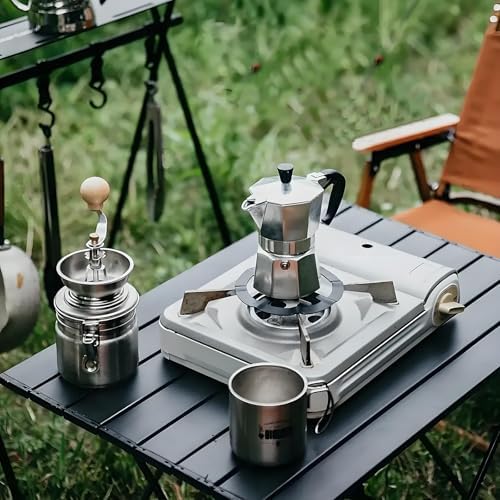 Folding Camping Side Table, Adjustable Height 14.2 & 18.9 in - Image 2