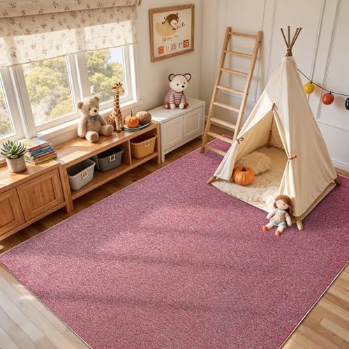 6x9 Large Red/White Area Rug Non-Slip Washable Soft for Living Room Bedroom - Image 5