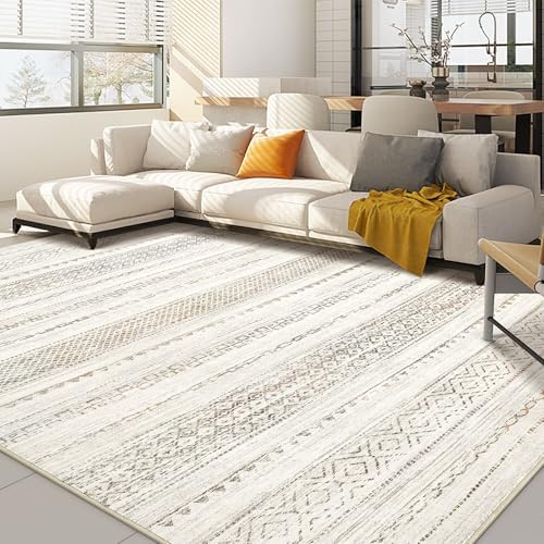 Nakagishi 10x14 Area Rugs Living Room: Washable Boho Large Neutral Modern Soft Stain Resistant Farmhouse Indoor Floor Rug Non-Slip Carpet for Bedroom Nursery Kids Playroom Office Dining Room- Colorful by NakagishiAreaRug