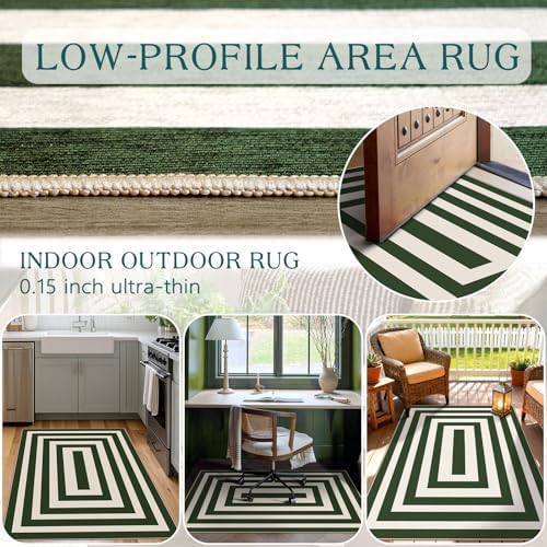 3x5 Modern Entry Rug - Washable Indoor Outdoor Mats for Front Door - Image 6