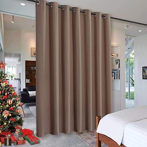 RYB HOME Privacy Curtain for Sliding Glass Door Locker Room Basement Closet by RYBHOME