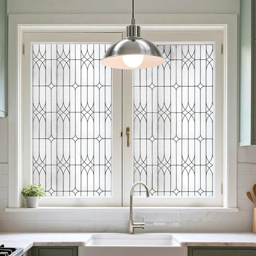 ADD.HERES Window Privacy Film, Glass Decorative Static Cling, 29.5" x 78.7" - Image 2