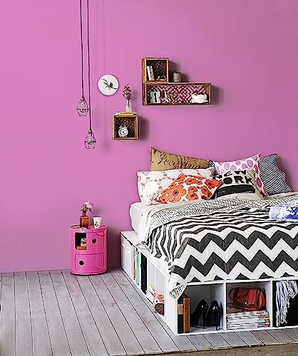 118"x15.7" Pink Peel and Stick Wallpaper Solid Color Pink Contact Paper for Cabinets Self-Adhesive Removable Girls Bedroom Kids Room Decor Vinyl Roll Matte MP25 - Image 6