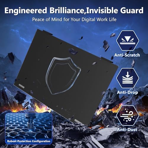 Magnetic Privacy Screen Filter 24 Inch for Frameless Monitor Computer Thin Bezel 16:9 Widescreen, Hanging Removable Anti Glare Blue Light Privacy Shield Protector Eye Protection - Image 5