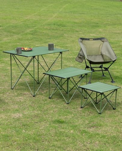 iClimb Ultralight Compact Camping Folding Table (Reinforced Green - S) - Image 4