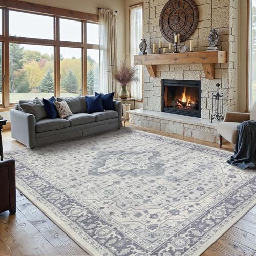 Rugxara 8x10 Area Rugs,Large Rugs for Living Room(Blue) by Rugxara