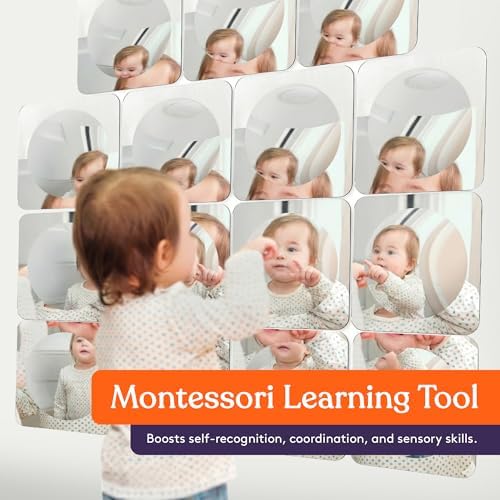 Special Supplies Sensory Bubble Wall Mirror - Interactive Acrylic Mirrors for Wall Decoration and Sensory Toys for Kids Classroom or Home -Sensory Room Decor -Visual, Tactile Stimulation (15 Pk) - Image 3