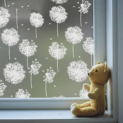 Window Privacy Film for Glass, Blowball Removable Static Film, 17.5x78.7 Inch by Hoonng
