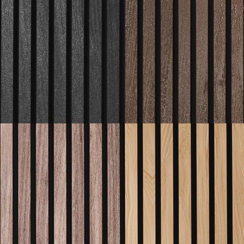 Samples-Pack Acoustic Slat Wall Panels - Soundproof Wood Paneling for Interior Decor - Image 3