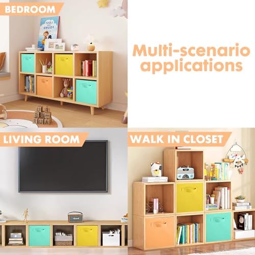 ShellKingdom Storage Bins, Foldable Fabric Storage Cubes And Cloth Storage - Image 4