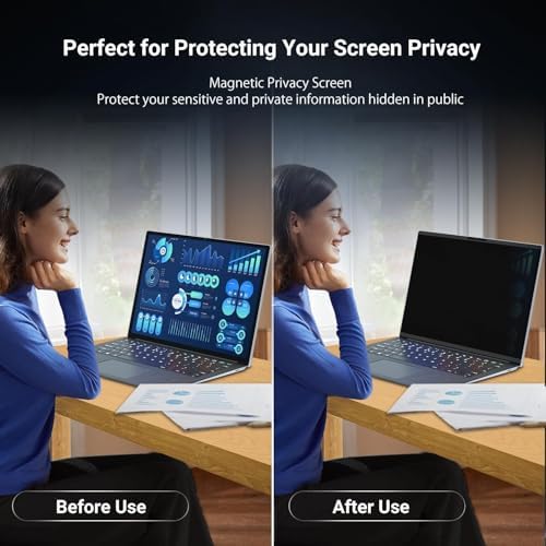 ZOEGAA Privacy Screen for 15 inch Surface Laptop 7,Magnetic Removable Touchable Privacy Filter for Surface laptop 15inch privacy screen,Anti-Blue Light Anti-Scratch - Image 6