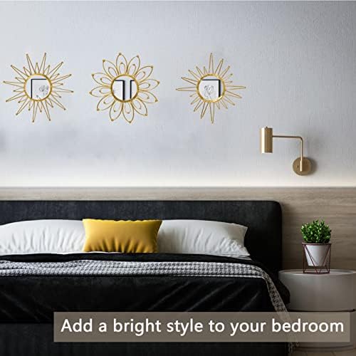 Mirror Wall Decor Gold Sunburst Mirrors Home Decoration Wall Art - Image 5