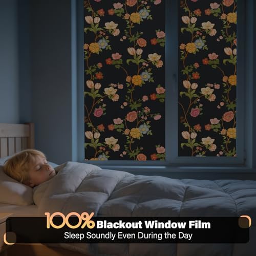 Kromapolis Blackout Window Film, Light Blocking Privacy Tint 29.5″ x 157.4″ - Image 2