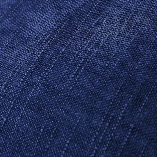 Set of 4 Soft Textured Decorative Throw Pillow Covers 16x16 Inch Cozy Farmhouse Cushion Cover Square Accent Pillow Cases for Bed Couch Sofa Living Room, Blue - Image 4
