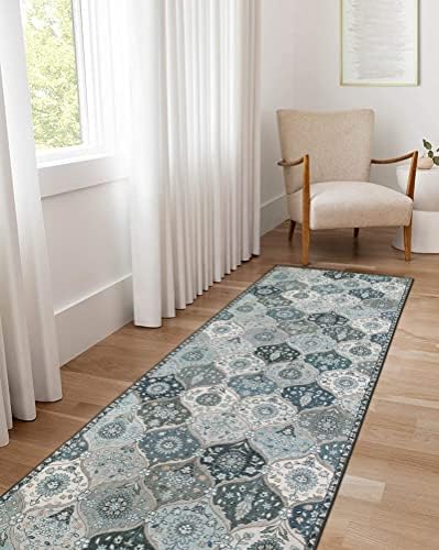 Lahome Moroccan Washable Runner Rug, 2'5''x8' Kitchen Runners for Hallways by Lahome