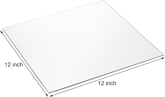 Set of 10 Square Mirror Candle Plates, 12x12 Inch Frameless Glass Mirror Trays Wall Mounted Glass Mirrors Tiles for Table Centerpieces, Wedding Party Decorations, Wall Decor, Crafts, 1.7mm - Image 2