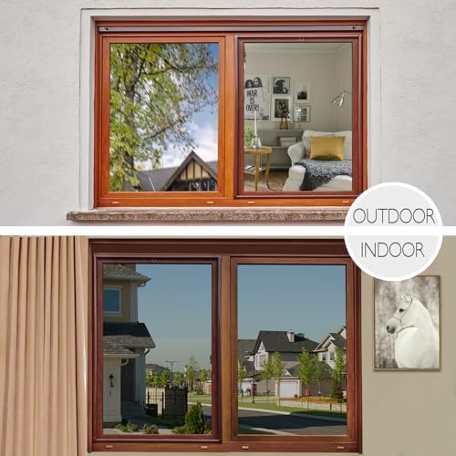 HIDBEA One Way Privacy Window Film,Heat Blocking, Gray,17.5in x 6.5ft - Image 5