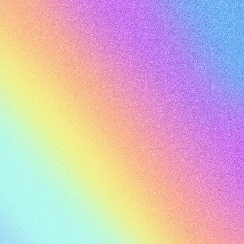 Coavas Stained Glass Window Privacy Film, Rainbow Decorative, 35.4"x157.5" by Coavas