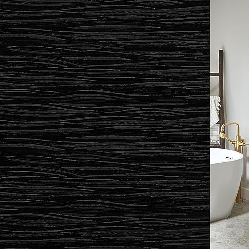 rabbitgoo Blackout Window Privacy Film, Wave Pattern, 29.5" x 78.7" by rabbitgoo