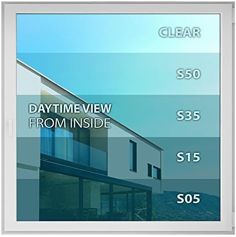 BDF S15 Window Film Daytime Privacy and Heat Control Mirror Silver 15 (Dark) - 48in X 12ft - Image 6