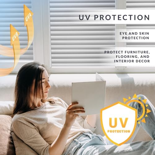 Frosted Blinds Light Effects Window Privacy Film by Artscape - Decorative Frosted Glass Design, Static Cling, Two-Way Privacy, Reduces Glare, Phthalate and BPA Free - 17.72 x 72 Inch - Image 5