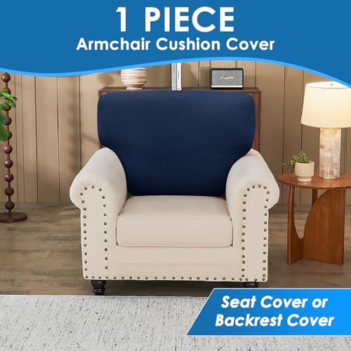 XINEAGE 1 Piece XL Stretch Couch Cushion Covers Individual Sofa Slipcovers - Image 4