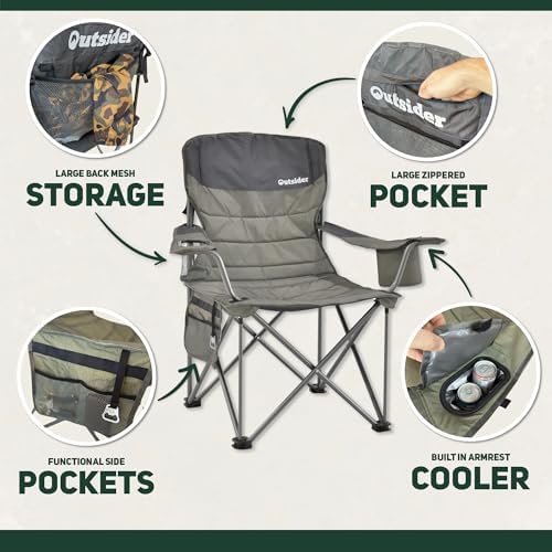 OUTSIDER Oversized Portable Folding Camping Chair - Image 4