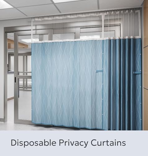 Covoc Disposable Privacy Curtain for Healthcare, Glacier, 72x96 in, 1-Pack - Image 2