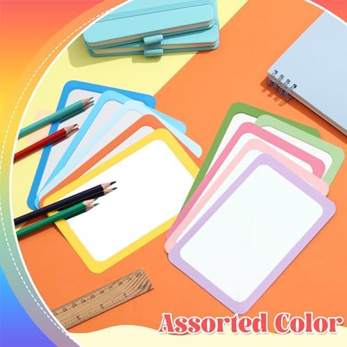 Dandat 30 Pcs 6x4 Shatter Proof Unbreakable Kids Mirrors, Macaron Color - Image 4
