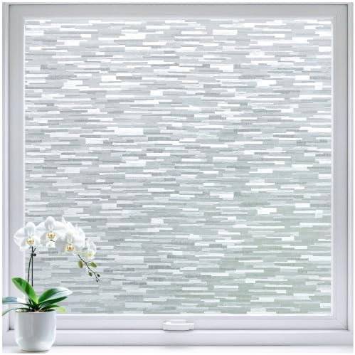 rabbitgoo Window Privacy Film, Static Cling, Frosted Silk, 29.5" x 157.4" by rabbitgoo