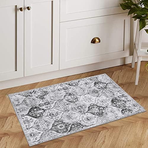 Lahome Moroccan 2x3 Rugs for Entryway, Soft Kitchen Rugs Non Slip Washable - Image 4