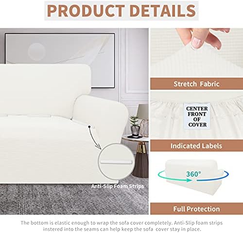 Easy-Going 100% Waterproof Couch Cover, 3 Cushion Oversized Sofa Cover - Image 4