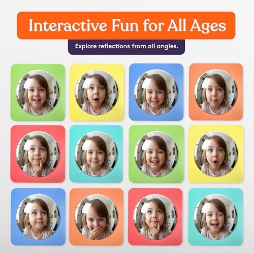Special Supplies Sensory Bubble Wall Mirror - Interactive Acrylic Mirrors for Wall Decoration and Sensory Toys for Kids Classroom or Home - Room Decor -Visual, Tactile Stimulation - (Pack of 12) - Image 3